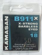 KAMASAN B911X X-STRONG BARBLESS EYED SIZE 18